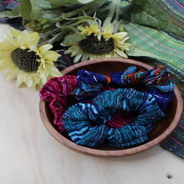 Fair Trade Handmade Guatemalan Hair Scrunchie