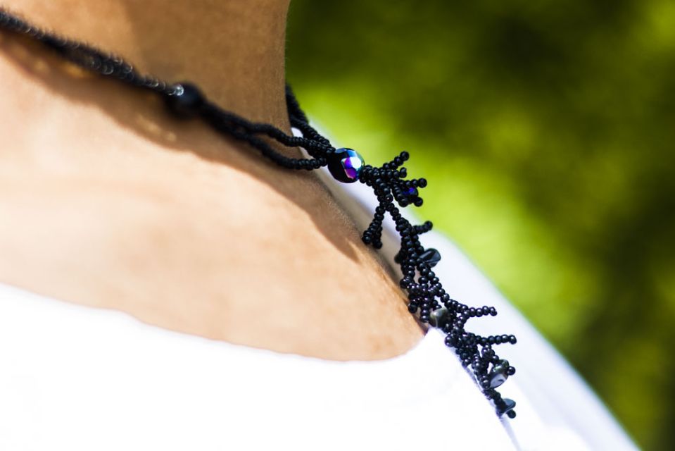 Lucia's Imports Fair Trade Handmade Guatemalan Beaded Julianne Choker Necklace